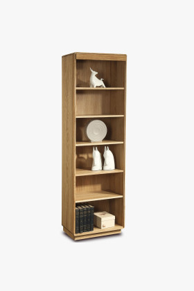 Eichenregal massiv Holz naturfarben Typ 11 Bücherregal Wohnzimmer Regal